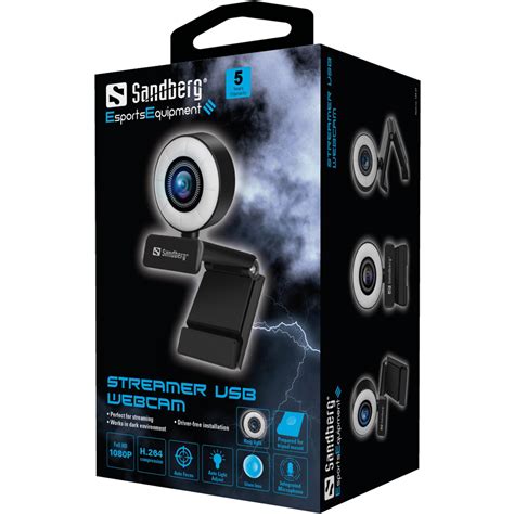 Easy Use Geschäftskunden Shop B2b Sandberg Streamer Streaming Usb Webcam