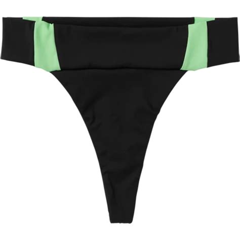 2024 Mystic Womens Bruna Performance Bikini Bottoms 35109 240284 Lime