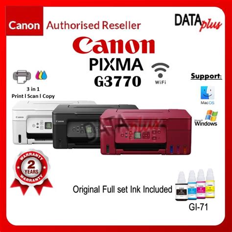 Canon Pixma G Wireless Refillable Ink Tank Printer With Low Cost