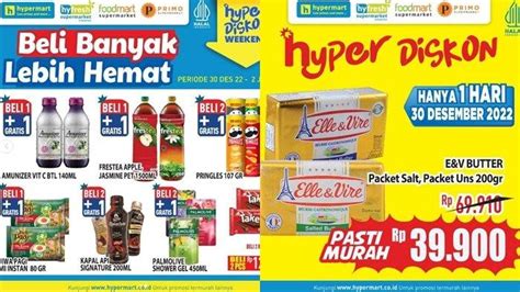 Promo Hypermart Hari Ini Jumat Desember Belanja Minuman Dan