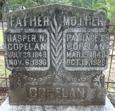 Jasper Newton Copelan Jr 1848 1896 Mémorial Find A Grave