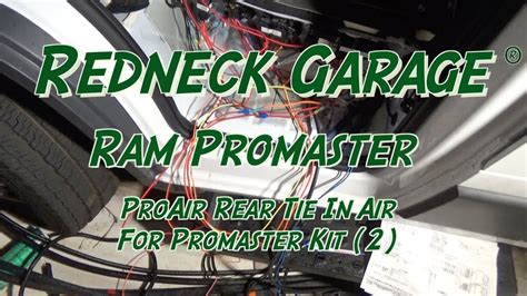 Ram Promaster Rear Air Proair Part Final Rear Ac Youtube