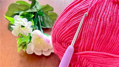 This Stitch Is So Beautiful 👌 You Won T Forget This Easy Crochet Knit Crochet Pattern Youtube