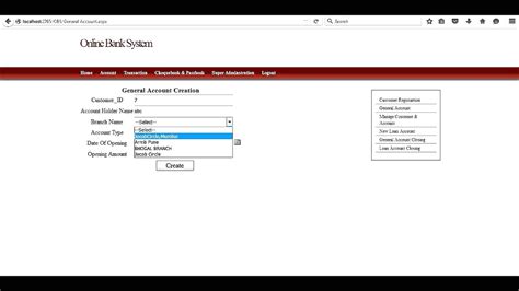 Create Online Banking Account Bank Choices