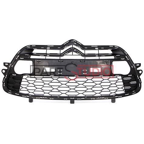 Grille Noire De Pare Chocs Avant Avec Emplacement Enjoliveur Chrom De