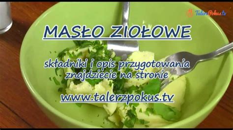 Masło ziołowe TalerzPokus tv YouTube