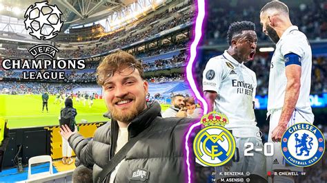 Real Madrid vs Chelsea UCL Stadionvlog GNADENLOSE KÖNIGLICHE