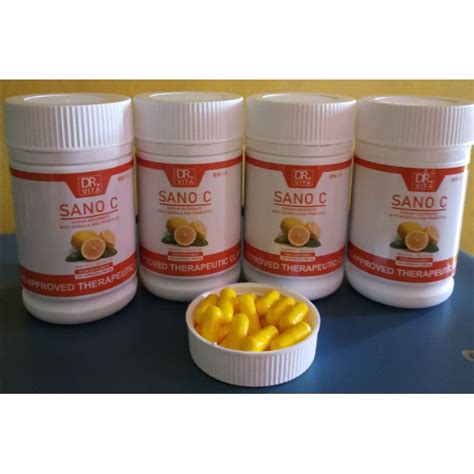 Vitamin C Sano C Sodium Ascorbate With Acerola And Probiotics 100 Capsules 500mg Shopee