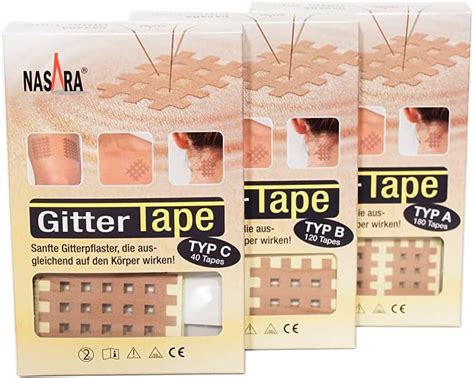 Nasara Original Gitter Tape Im Er Sparset X Typ A X Typ B X Typ