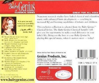 Baby Genius Classical Sampler CD for Children