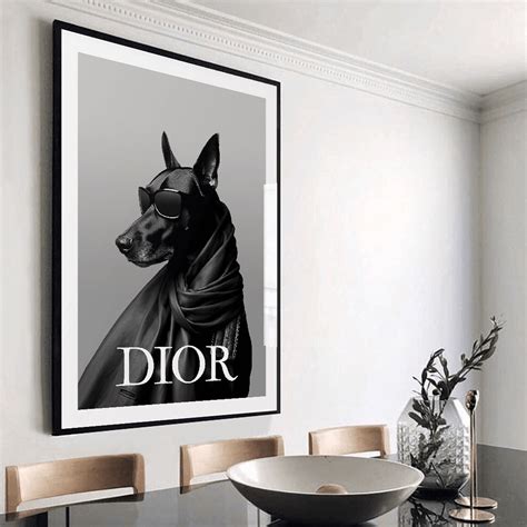 Dior Doberman Art Print On Storenvy