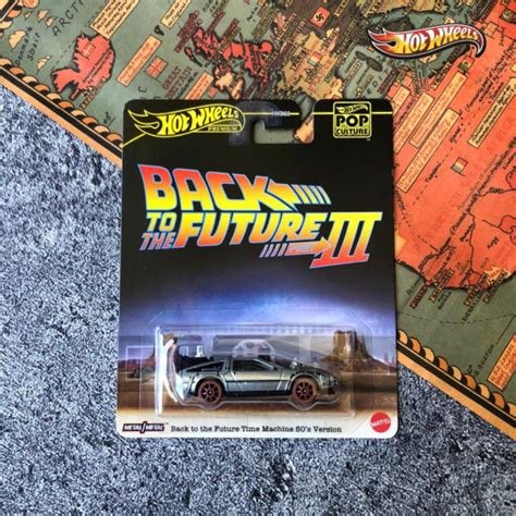 Jual Hxd Hot Wheels Premium Back To The Future Iii Time Machine S Version Mainan