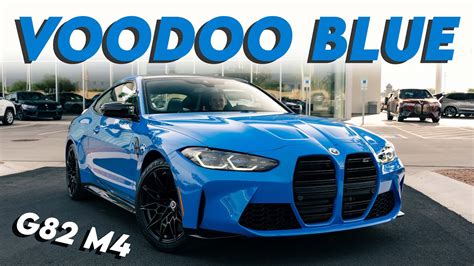 Delivery Day 2022 Bmw M4 Individual Voodoo Blue G82 X Drive Youtube