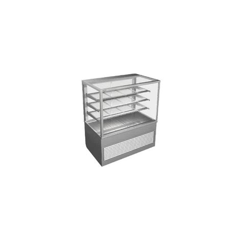 Cossiga 1200 Wide Freestanding Square Heated Food Display Cabinet With A Glass Top Btght12