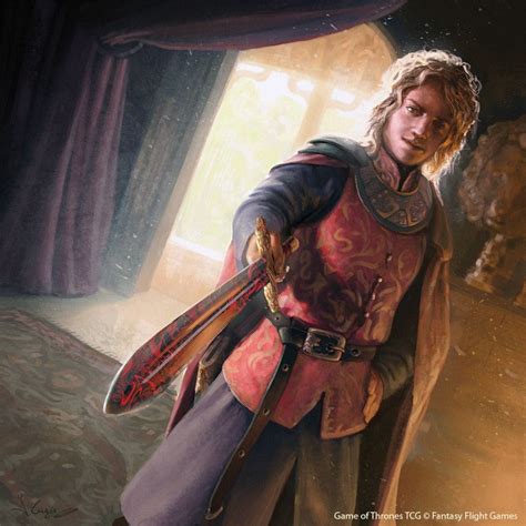 Artstation Joffrey Baratheon Game Of Thrones Tcg Joshua Cairos In