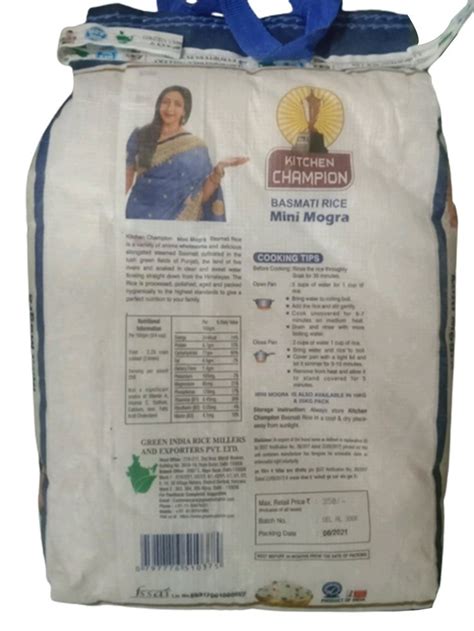 Kitchen Champion Mini Mogra Basmati Rice Pp Bag Kg At Rs Bag In