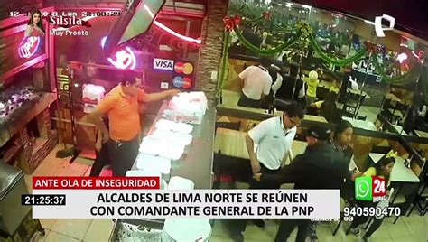 Alcaldes De Lima Norte Piden A Comandante General De La PNP Declarar En