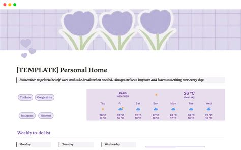 [template] Personal Home Notion Template