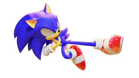 Sonic Frontiers Kick Pose Render By Lionfac3cat On Deviantart