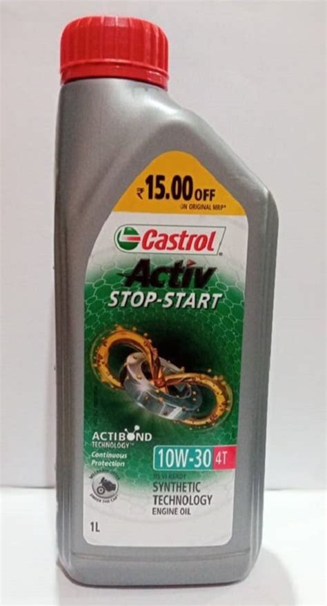 W Castrol Activ Stop Start Engine Oil Unit Pack Size Bottle Of