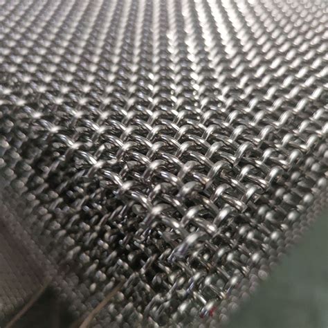 China Architectural Square Stainless Steel Crimped Mining Wire Mesh Vibrating Screen Mesh