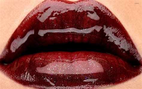 Lips Gold Kiss Lipstick Mouth Red Teeth Resolution Filesize Kb