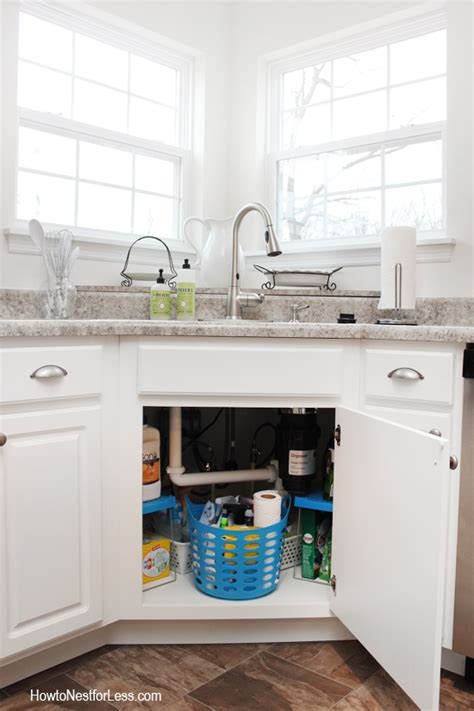 How To Organize Under Your Kitchen Sink How To Nest For Less