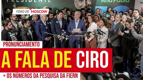 Foro De Moscow 26 Set 2022 O Pronunciamento De Ciro Gomes YouTube