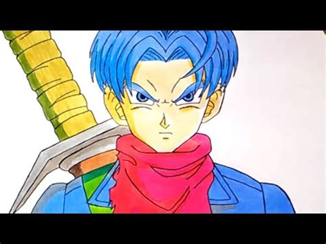 Cómo dibujar a Trunks del Futuro How to draw Trunks Future Dragon