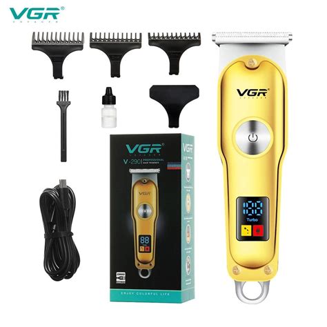 VGR V 290 tondeuse à cheveux professionnelle pour homme rasoir LCD