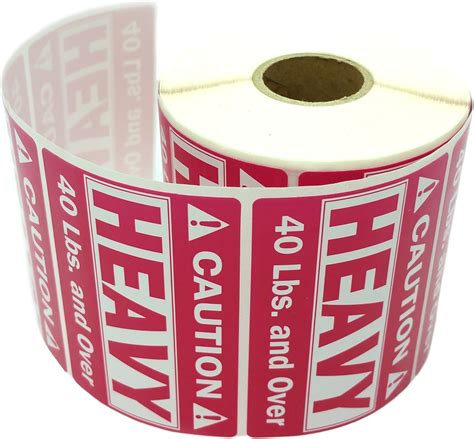 Heavy Pink Fragile Stickers Heavy Sticker Self Adhesive