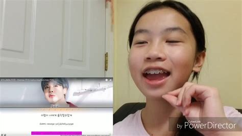 REACTING TO BTS JIMIN PROMISE YouTube