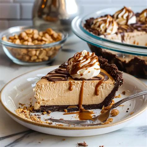 No Bake Cream Cheese Peanut Butter Pie