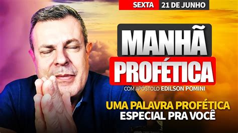 MANHÃ PROFÉTICA DEUS LIBEROU ESSA PALAVRA PROFÉTICA PRA SUA VIDA