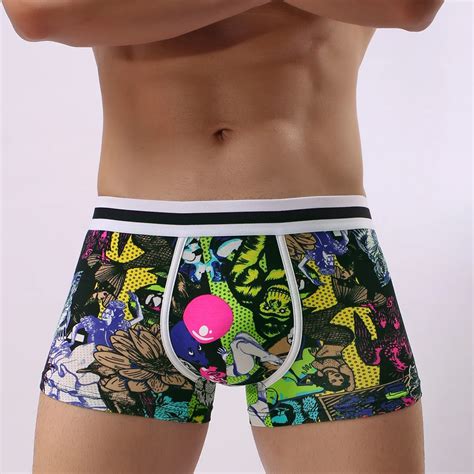 Brand Underpants Men S Cotton Boxer Shorts Men Boxer Shorts Drawstring