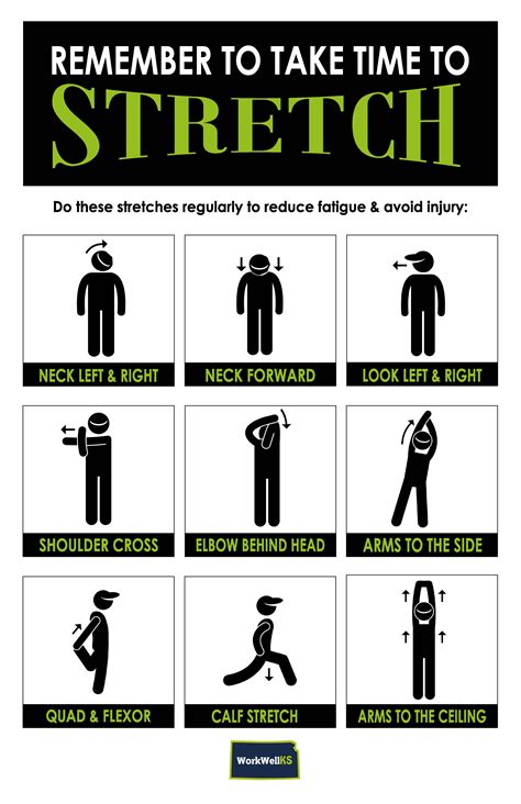 Stretching Exercises Poster