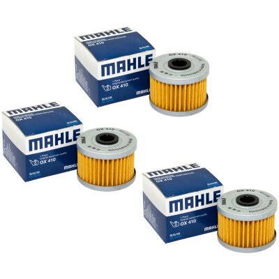 Mahle Ölfilter Motor Öl Filter OX410 Set 3 Stück online im MVH Shop k