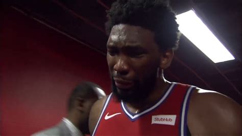 Nba Playoffs Emotional Joel Embiid Cant Explain Philadelphia 76ers