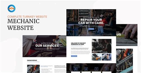 Best Auto Mechanic and Car Repair Shop Website | 1 Day Delivery