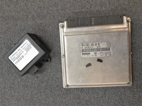 Mercedes Sprinter Ecu Set A6111531091 Bosch 0281011746 Eur 24047