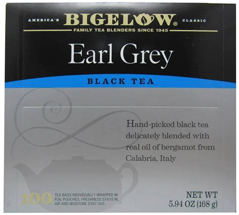 Bigelow Earl Grey Black Tea Tea Bags Ebay