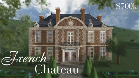 French Chateau 700k Part 1 Bloxburg YouTube