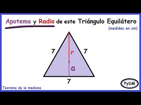 Agregar Desencadenar Reh N Como Se Saca El Apotema De Un Triangulo