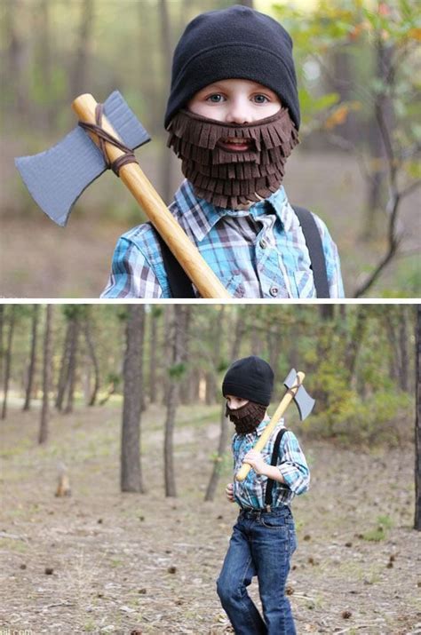 Lumberjack With Beard And Axe Click For 24 Diy Halloween Costumes For