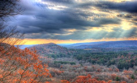 Mountain Landscape at Wildcat Mountain State Park, Wisconsin image ...