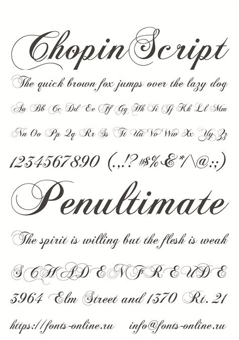 Chopinscript Font