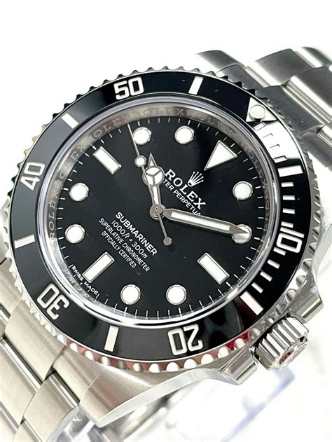 Rolex Submariner No Date Stainless Steel Black Dial Mm