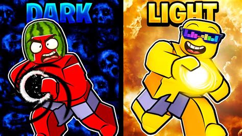 Roblox Light Vs Dark In Elemental Tycoon Youtube