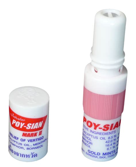 6x Poy Sian Inhaler Mark Ii Nasal Inhaler And Rub