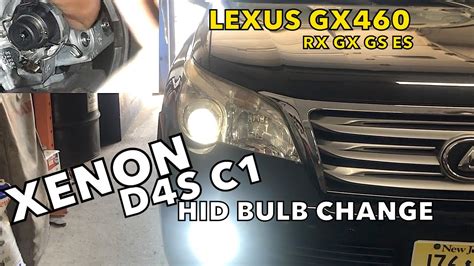 Head Light Bulb On Lexus Gx460 470 Rx Gx Es Es Replacing Hid Xenon